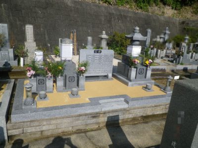 上富田町にて　お墓のリフォーム