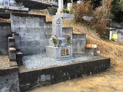 田辺市にて建墓工事