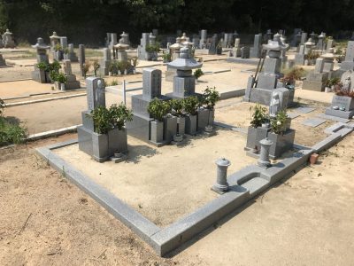 田辺市にて　お墓の施工事例(栄州石）