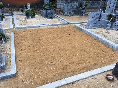 田辺市にて　お墓の撤去工事（墓じまい）