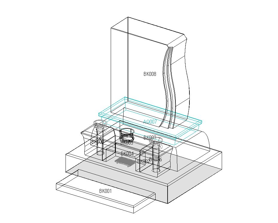 デザイナーズ墓石紹介　NO1